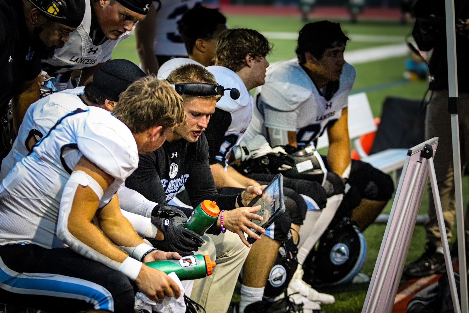 SME @ SM South — Lancers look on from the bench