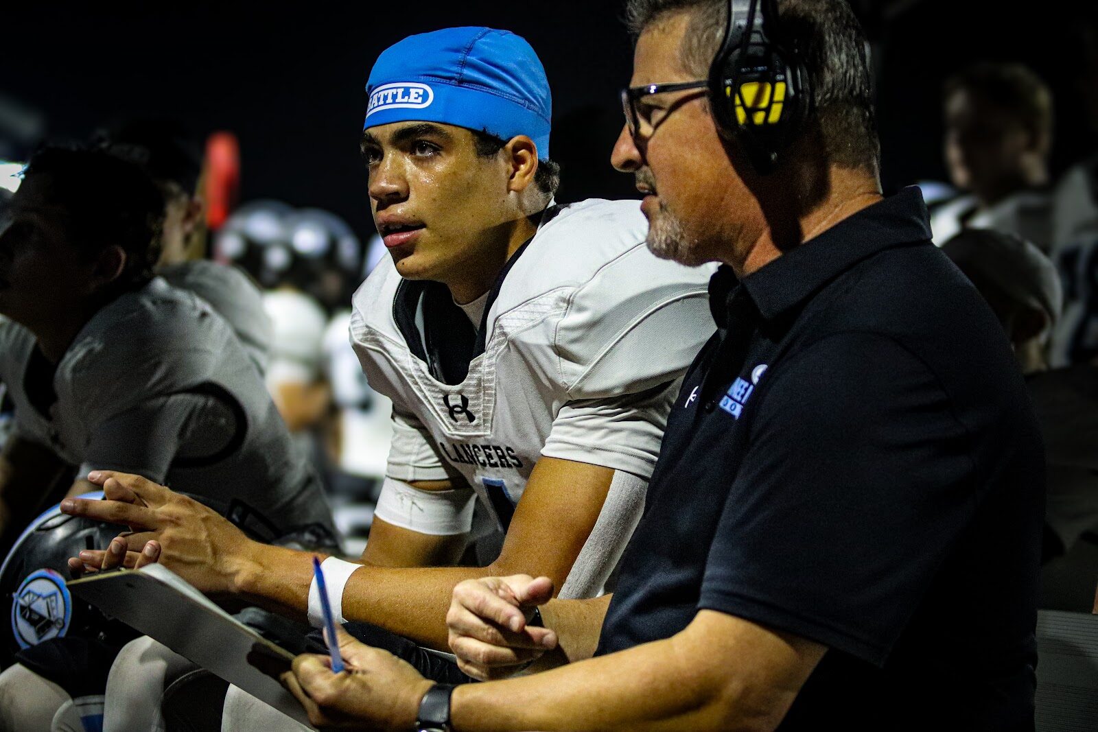 SME @ SM South — Coach and player review plays on the sideline
